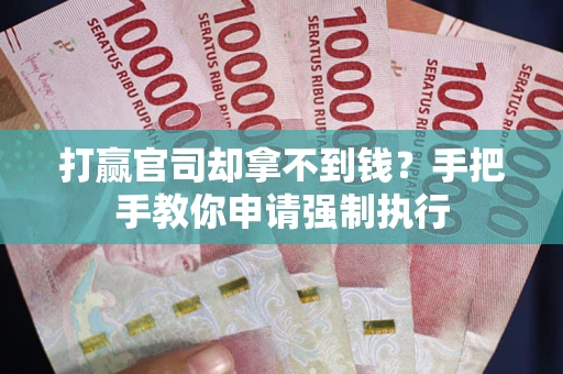 武汉打赢官司却拿不到钱？手把手教你申请强制执行