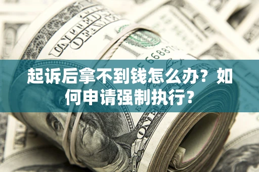 武汉起诉后拿不到钱怎么办？如何申请强制执行？