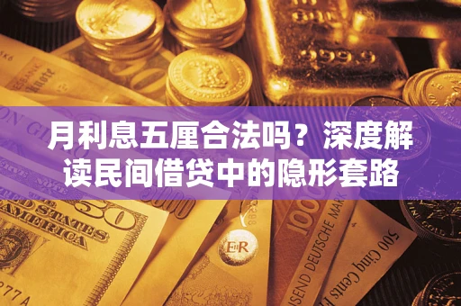 武汉月利息五厘合法吗？深度解读民间借贷中的隐形套路