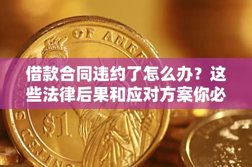 武汉借款合同违约了怎么办？这些法律后果和应对方案你必须知道