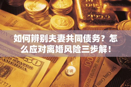 武汉如何辨别夫妻共同债务？怎么应对离婚风险三步解！