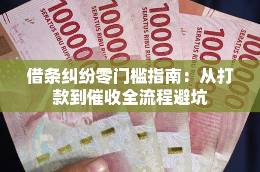 武汉借条纠纷零门槛指南：从打款到催收全流程避坑