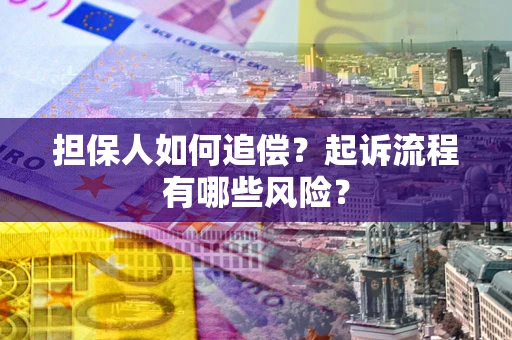 武汉担保人如何追偿？起诉流程有哪些风险？