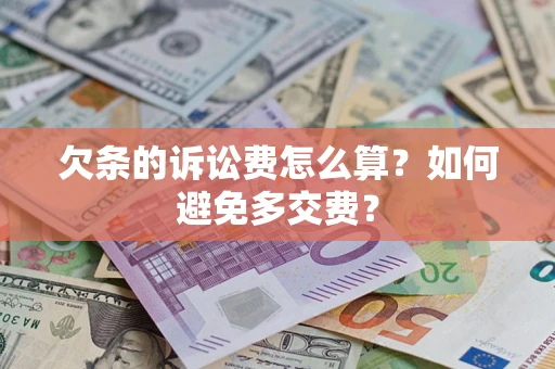 武汉欠条的诉讼费怎么算？如何避免多交费？