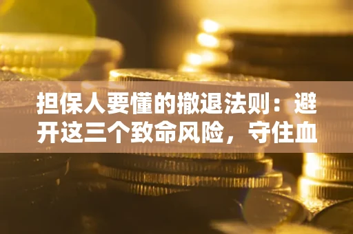 武汉担保人要懂的撤退法则：避开这三个致命风险，守住血汗钱